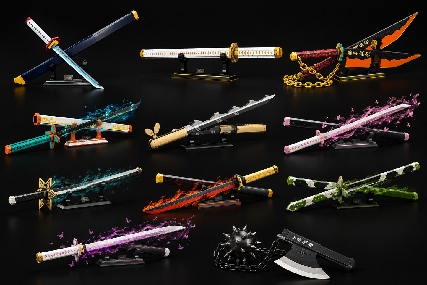 Demon Slayer Katana Building Blocks Add-On (1:1 Scale) (ONLY AS A ADD ON FOR LEGENDARY BOX PURCHASES)